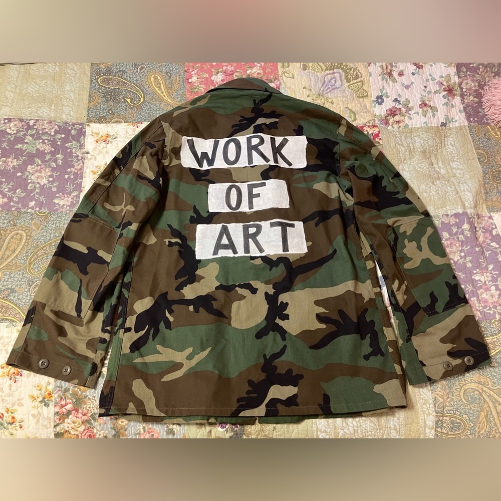 Britt Nicole Work of Art Camouflage Jacket Size Medium